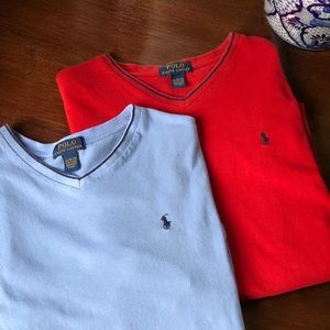 Lot of 2 Polo Ralph Lauren Tee Shirts